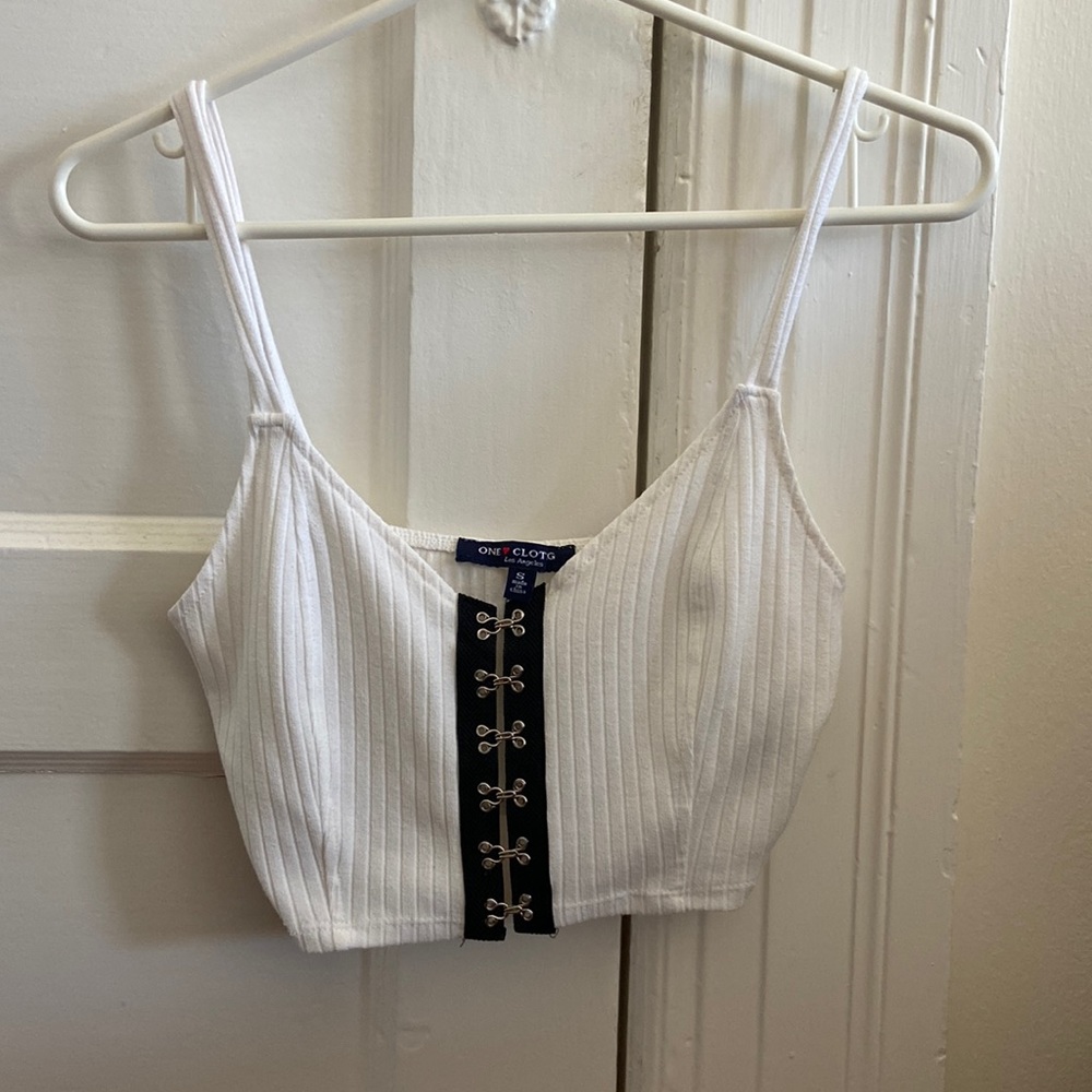 White tank top